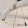 Araña de Imitación Piedra Estilo Francés Comedor Sala de Estar Luz Principal Diseñador Creativo Simple Hotel Villa Redonda de Gama Alta