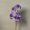 Flores artificiais em tons de roxo estilo Monet para casamentos no jardim, arranjos de chão para salão de casamentos, flores de seda roxo claro e roxo pálido em estoque