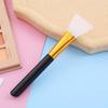 Fabricante em estoque escova de máscara de silicone única escova de beleza cabeça macia máscara de silicone vara oblíqua cauda pincel de maquiagem ferramentas de beleza