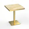 Juego de Mesa y Sillas para Cafetería de Lujo Ligero, Barra Transparente Estilo Americano, Restaurante, Mesa de Comedor de Pizarra, Bistró, Mesa y Sillas para Comedor Comercial