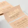 Etiqueta Adhesiva Estampado en Caliente Pegatina Personalizada Hoja de Impresión UV Rollo Color Plata Mate Para Llevar Puntos Redondos Láser Estampado en Caliente