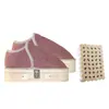 Sapatos de Moxabustão com Caixa de Moxabustão para Pés de Madeira Sólida com Controle de Fumaça, Sapatos de Moxabustão para Pés para Aquecimento de Primavera e Inverno, Botas de Moxabustão, Atacado do Fabricante