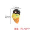 Helado Lindo Helado Helado Juego de Comida Resina Accesorios Pequeños diy Accesorios de Pegamento de Crema Pasador Cuerda para el Cabello Pegatinas para Refrigerador