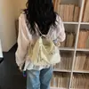 Bolsa Feminina de Design Nicho Moda Estilo Coreano 2026 Nova Versátil para o Dia a Dia Bolsa de Ombro Único Mochila de Grande Capacidade Multiuso