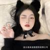 Orelhas de gato Hairband Hairpin Cat Rabbit Headband Headwear Vestido de Natal Lace Bow Bell Mulheres Bonitas