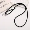 Cadena Cruzada de Cuerda de Cuero PU Flocado Ajustable de Gama Alta Colgante Anticaída para Teléfono Móvil Colgante de Bolso Versátil Intercambiable para Mujeres