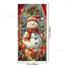 Faixa de porta exclusiva de Natal transfronteiriça, Bandeira de decoração de Natal, Fundo para fotografia para decorações de festa de inverno