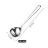 304 Aço Inoxidável Sopa Spoon Self-service Hot Pot Spoon Alto Valor de Cor Doméstico Beber Sopa Colher Creative Big Head Spoon Colher de Óleo