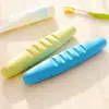 Estuche para Cepillo de Dientes de Viaje Caja de Almacenamiento Portátil Color Caramelo Sellado con Tapa y Cierre Caja para Cepillo de Dientes 0.07 Vaso para Artículos de Tocador
