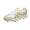 Zapatos Deportivos Casuales Retro de Cuero para Mujer de Talla Grande Transfronterizos, Nuevos Zapatos Deportivos de Comercio Exterior Otoño 2025 para Mujer