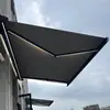 Suministro Especial para Caja Completa Transfronteriza Toldo Parasol Eléctrico Retráctil con Luces LED Villa Tienda Comercial Fuente Exterior Fábrica