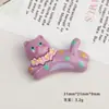 Acessórios de Resina DIY Desenho Animado Joias Animal Feliz Cola de Chantilly Presilha de Cabelo Capa de Celular Fivela de Sapato Chaveiro Pingente com