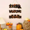Fantasma de Halloween Amazon Más Vendido Colgante Transfronterizo Acción de Gracias Cosecha de Otoño Calabaza Cartel de Madera Decoración Creativa Colgante