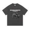 Camiseta Gráfica Bombardero Cocodrilo Divertido Cocodrilo Bomber