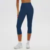 Leggings de Yoga Cepillados de Cintura Alta Pantalones de Pierna Ancha de Siete Puntos Chal Moldeador de Cuerpo Camisola Sujetador Conjunto de Cuatro Piezas
