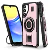 Funda de teléfono con soporte 360 para Samsung S25Ultra A55 con anillo de silicona integrado S24 Funda de teléfono magnética anticaídas
