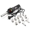 Pistola de Aire Caliente Portátil Gongjue 8018LCD para Pequeñas Reparaciones Electrónicas, Pistola de Soldadura Ligera con Boquilla, Pantalla Digital y Ajuste de Temperatura