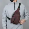 Nueva Bolsa de Pecho Impermeable de PU Transfronteriza 2026 con Múltiples Correas, Correa de Hombro Ancha, Gran Capacidad, Múltiples Compartimentos, Bolso Cruzado para el Hombro para Viajeros