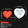 Día de San Valentín Amor Flor Hortensia Pastel de Mousse Molde de Azúcar Plegado Patrón Tejido Amor Vela de Aromaterapia Molde de Silicona