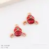 2021 nuevo aleación gota de aceite diamante Tigre accesorios diy rojo zodiaco Tigre collar pulsera accesorios para tocado lote