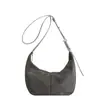 Bolso de Invierno Nuevo Estilo Coreano Simple de Cuero Suave Tipo Empanada con Diseño de Nicho, Bolso Cruzado de Moda Casual para Viajero Diario para Mujer
