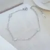 Acero de Titanio CompletoVenta al por mayor transfronteriza de Nuevo Lujo Ligero Chapado en Oro de 18 Quilates No se decolora Elegante Collar de Alta Gama Estilo Ins para Mujer