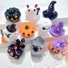 Resina Calabaza Cráneo Fantasma Nuevo Halloween Transfronterizo Resina DIY Calabaza Simulación Accesorios para Pasador de Pelo