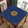 Nuevo Mantel para Mesa de Mahjong Estilo Chino Terciopelo de Cristal Silencioso Tapete para Mesa de Cartas y Póker Lavable y Fácil de Cuidar Envío Directo