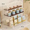 Organizador de tazas de escritorio, estante de almacenamiento para vasos de agua, caja de almacenamiento para tazas de té, adecuado para cocina, mesa de comedor, encimera y sala de estar