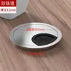 Tapa para orificio de cable de escritorio de computadora, caja de rosca para paso de cables, caja de rosca metálica, caja de cableado de aleación de zinc, orificio de rosca de 50/53/60/80 mm