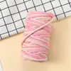 Cuerda de Algodón Envainada de Color Degradado 3 mm x 30 m Cuerda Trenzada Tejida a Mano para Manualidades Accesorios para Bolsas Cadena para Teléfono Móvil Cuerda Trenzada Macramé