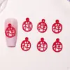 Estilo Chinês Ano Novo Festivo Vermelho Decorações para Unhas Materiais DIY Resina Pequenos Acessórios Sorte Decorações de Unha Vestíveis