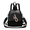 Nova Mochila Fofa de Cor Contrastante Bolsa de Grande Capacidade Moda Tendência Feminina Versátil Bolsa Tote para o Dia a Dia Mulheres