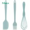 FaSoLa raspador de silicone para assar churrasco pincel de óleo doméstico bolo cozinha resistente a altas temperaturas conjunto integrado de raspador e espátula
