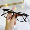 Óculos Prontos para Miopia com Anti Luz Azul para Homens e Mulheres, Armação Quadrada Pequena, Estilo Streetwear Tendência, Óculos de Miopia da Moda para Estudantes