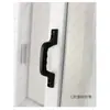 Manijas de puerta y ventana tirar-empujar ventanas abatibles manijas pequeñas manijas de puerta de gabinete cajón puerta de pantalla hebilla de mango de plástico mano