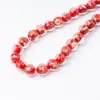 Pulsera de cuentas de vidrio con lámina de plata colorida y polvo de oro, accesorios para pulseras, joyería hecha a mano DIY, componentes de pulseras, cuentas sueltas al por mayor
