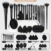 Kit de Pincéis de Maquiagem com 37 Peças, Ferramentas Completas Portáteis de Maquiagem, Pincéis para Base, Pó, Sombra e Kit com Esponja de Beleza, Várias Cores Disponíveis