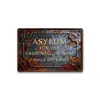 Fornecimento Exclusivo Transfronteiriço de Placas Decorativas Metálicas de Ferro Retro Planas 2D, Placas para Pendurar ao Ar Livre e Decorações de Arte de Parede