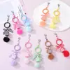 Llavero Cuadrado a Cuadros Cadena para Teléfono Cadena de Cuentas DIY Lazo Encanto Linda Colgante Decoración Colgante para Bolso de Cuentas