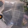 Álbum de tarjetas de juego de anillas transparente de nueve bolsillos tamaño A4 álbum de almacenamiento de fotos de 3 pulgadas álbum A5 páginas de recarga para álbum