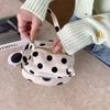 2824 nuevo estilo ins moda punto de ola contraste bolso de mano vintage hada bolsa para caminar mano bolsa para mamá