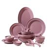 Prato bowl roxo taro combinação doméstica Prato de alta aparência prato de servir prato bowl francês conjunto de louças tigela de cerâmica tigela de sopa