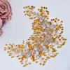 Comércio Exterior Coroa de Cabelo de Noiva Feita à Mão com Strass Amarelo Faixa de Cabelo Macia Acessórios de Cabelo para Performance de Casamento Festa Faixa de Cabeça Dz270