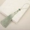 10 cm de Largo Borla Xiangyun Ruyi Oreja Colgante Ventilador Antiguo Oreja Hogar Hanfu Solapa de Presión Accesorios Colgantes Oreja