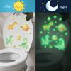 Feifan Mg-Ym012 Exportación Dibujos Animados Lindo Pequeño Dinosaurio Baño Decoración del Hogar Pegatina para Inodoro Pegatina Luminosa Venta al por Mayor
