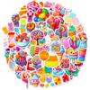 50 pegatinas dulces coloridos paleta postre transfronterizas nuevas personalizadas DIY pegatinas decorativas pegatinas impermeables