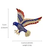 Broche de Pájaro Vintage con Diamantes de Colores Incrustados, Artesanía Antigua Occidental, Pin de Animal de Alta Gama, Accesorio de Ropa para Hombres y Mujeres