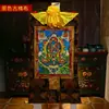 Algodão Importado do Nepal Pigmento Mineral Natural Quebra-corações King Kong Thangka Estátuas de Buda Pintura de Pendurar na Entrada 0,9m