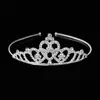 Diadema Metálica con Pedrería Japonesa y Coreana Corona de Princesa para Niños Performance de Baile Cumpleaños Diadema para Niña